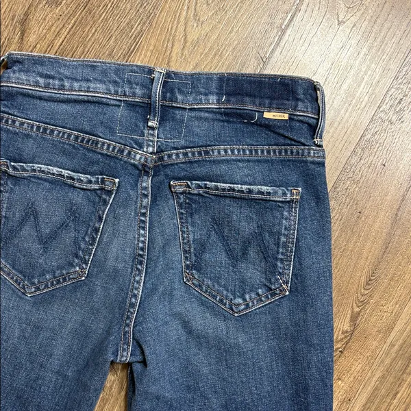 MOTHER JEANS SUPERIOR The Insider Ankle, wash where the sun Don't shine Sz 25 - Image 11