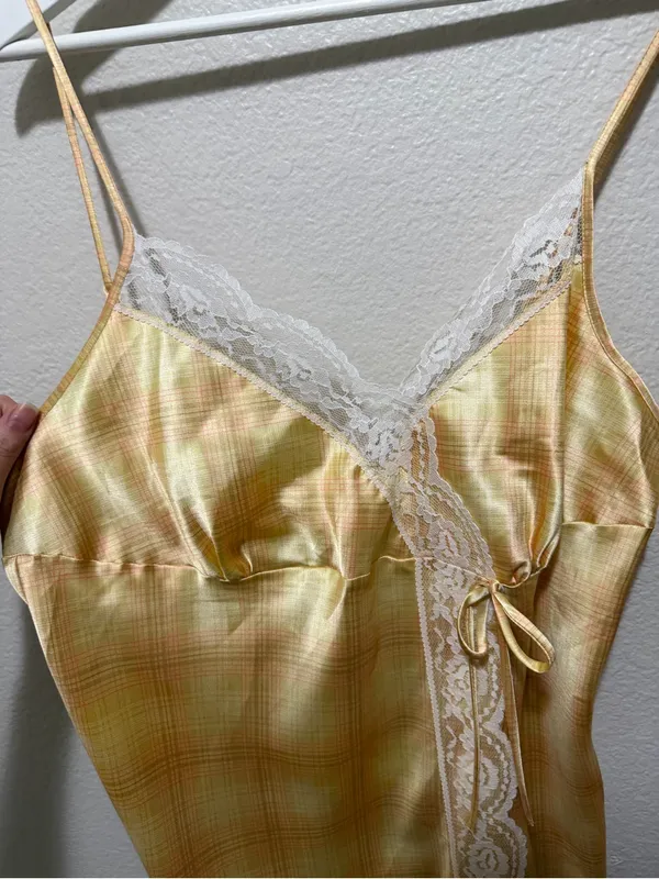 Vintage 2000s Victoria’s Secret Angels Satin Slip Dress Size Large Y2K - Image 3