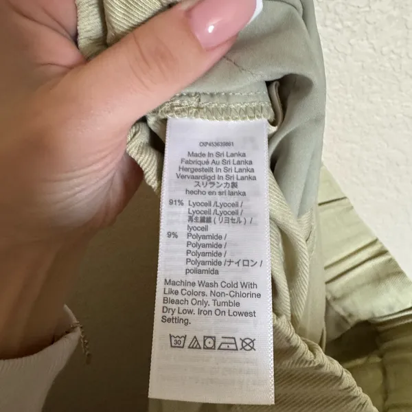 Madewell Tapered Huston Pull-On Crop Pants Sz‎ Medium Faded Seagrass - Image 10