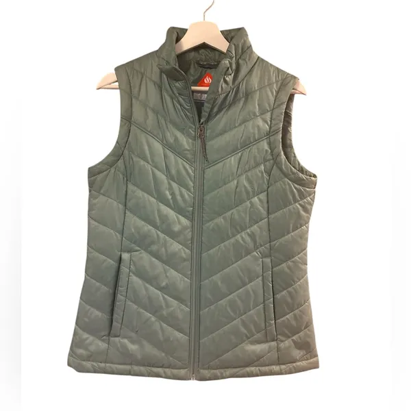 Columbia Size Medium Morning Light III Omni-Heat Blue Vest New Without Tags - Image 2