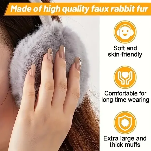 Winter Fluffy Comfortable Adjustable Earmuffs - Image 7