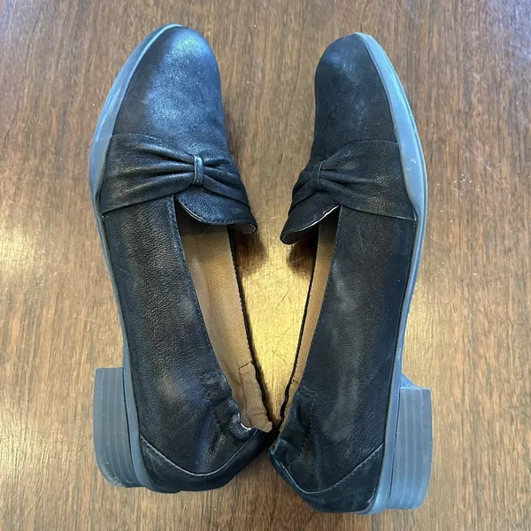 Dansko Black Nubuck Bow Loafer Comfort Shoes EU 38 US 7.5–8 - Image 5