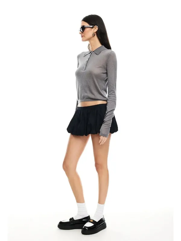 LIONESS Un Tutu Mini Skort in Onyx Small New Womens Skirt Shorts - Image 13