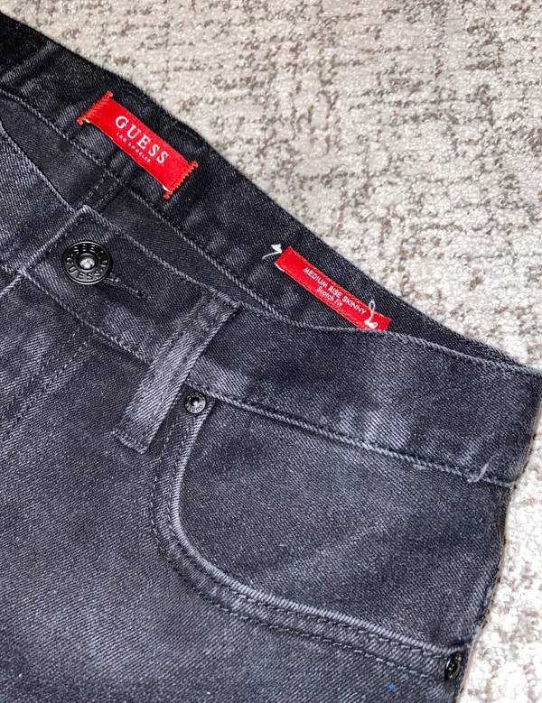 Guess Medium Rise Skinny Denim Jeans - Image 4