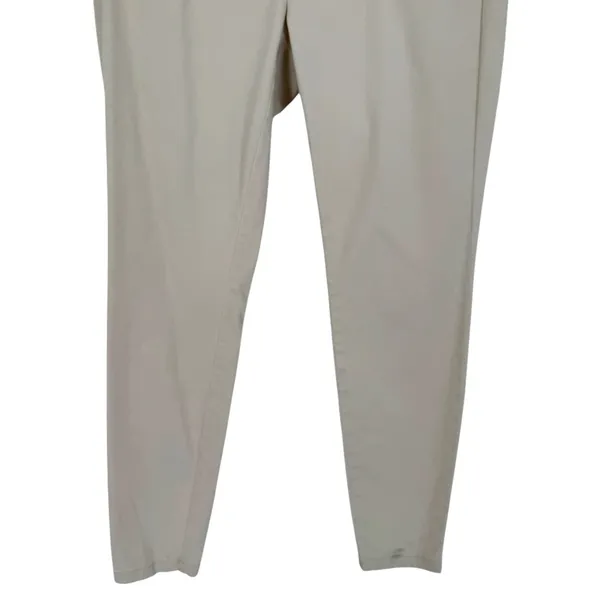 NWT LOFT Women’s 2023 Mid Rise Skinny Ankle Pants Light‎ Khaki Size 4 Preppy - Image 10