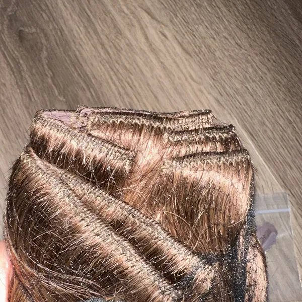 Wire Hair Extensions Real Human Hair 16 inch 125g Light Ash Brown Remy Real Hair - Image 6