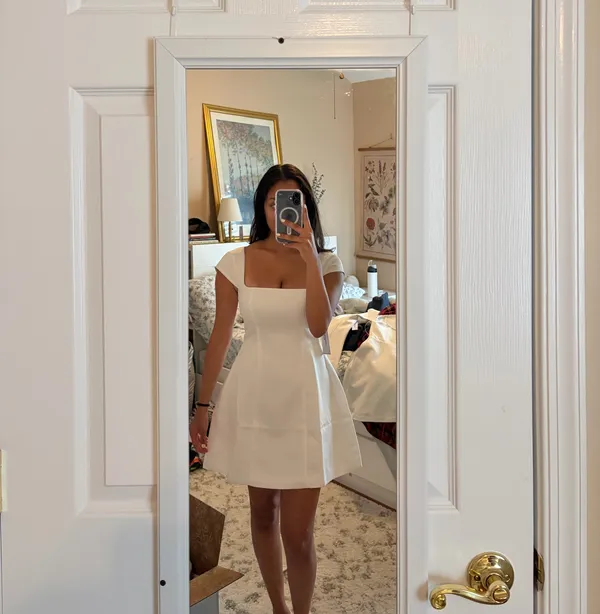 Princess Polly Mini Dress White - Image 2