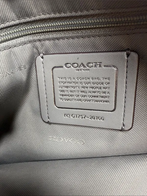 Coach Prairie Leather Satchel Handbag Purse - Image 6