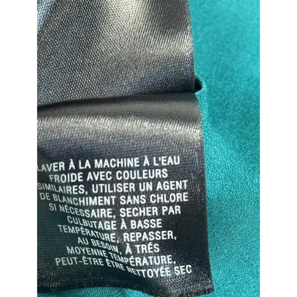 Moulinette Soeurs anthropologie Teal‎ Lace Overlay Flutter Sleeve 14 dress - Image 10