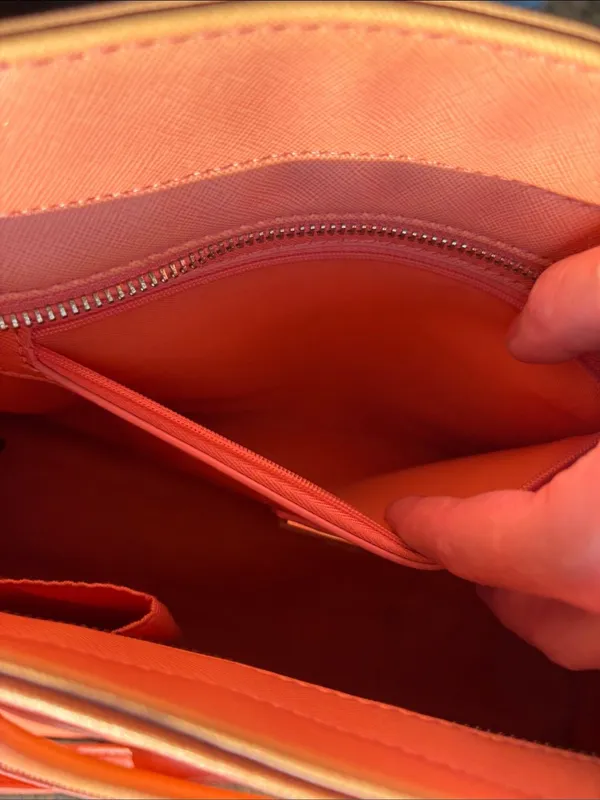 Guess Coral Destiny Shoulder Strap Handbag Faux Leather Minimalist Travel Preppy - Image 11
