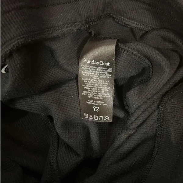Aritzia waffle knit pants - Image 4