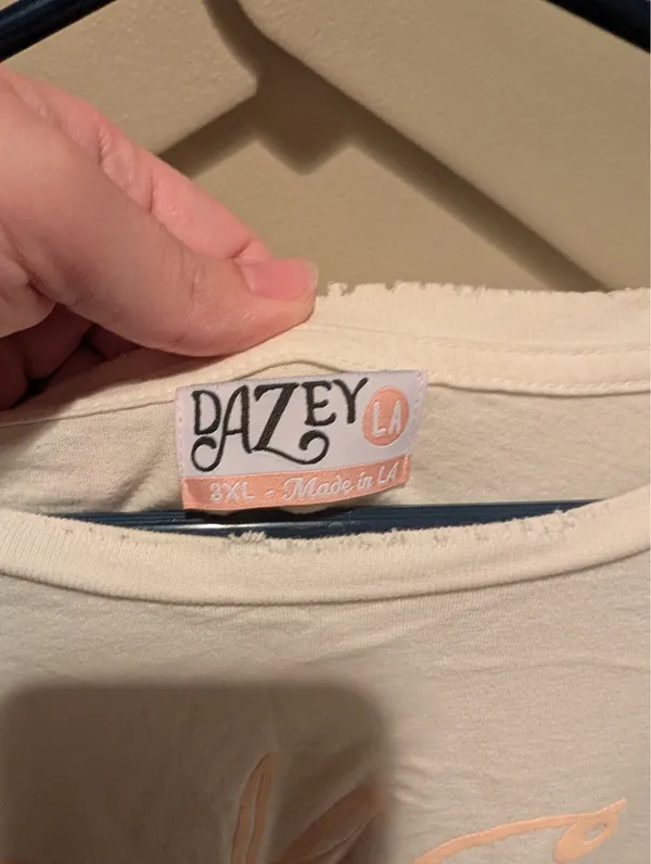 Dazey LA White Graphic Tee - Image 3