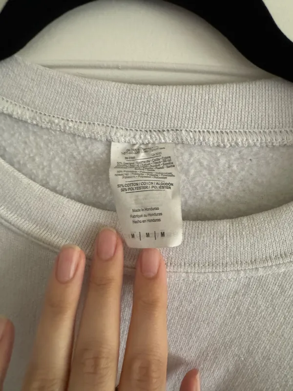 Save the Bees White Sweatshirt Size M - Image 4