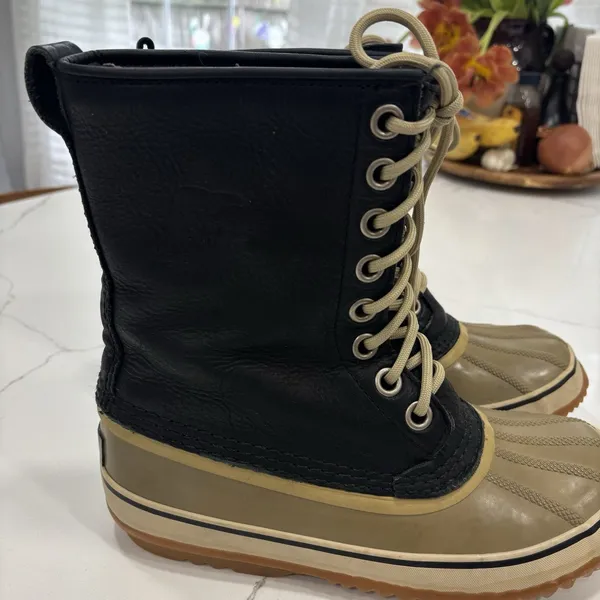 SOREL Boots Womens Size 8 1964 Premium CVS Insulated Waterproof Snow Duck - Image 4