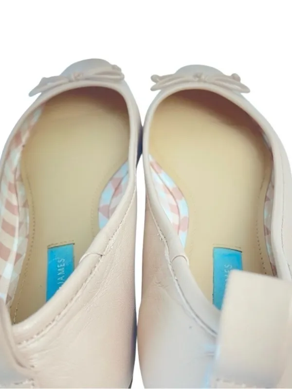 Draper James Women's Ballet Flats in Blush Pink with Bow - Image 6