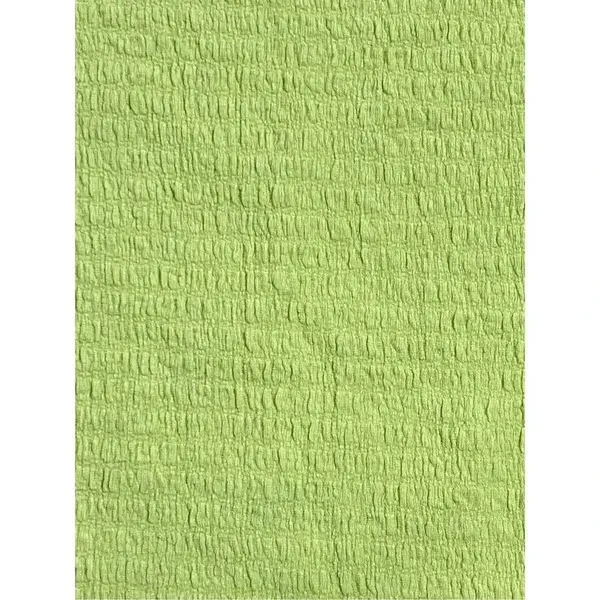 Nordstrom Y2K Slip Midi Dress Womens Small Lime Green Smocked Crinkle Summer Fairy NWT - Image 5
