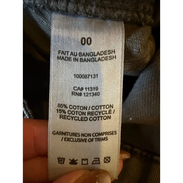 Garage Cargo Pants Women 00 Grey Utility Straight Leg Streetwear Grunge Punk Y2K - Image 9