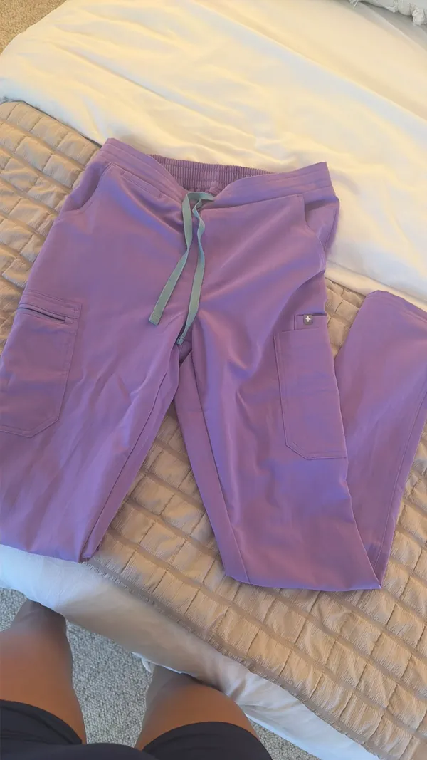 Figs lilac dawn yola tall skinny scrub pants - Image 2
