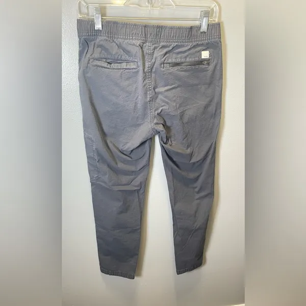 Vuori Women's‎ Gray Pull On Ripstop Cotton Stretch Drawstring Pants Size Small - Image 2