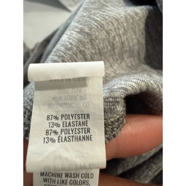 OFFLINE by Aerie The Hugger Foldover Flare Leggings Gray High Rise Long Inseam L - Image 5