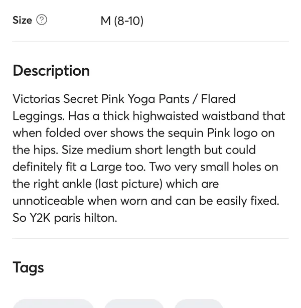 Victoria's Secret yoga pants - Image 4