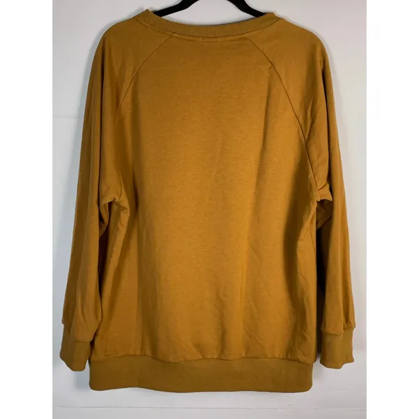 FACDIBY Yellowstone Dutton Ranch Sweatshirt Women XL Brown Western Cowboy NWT - Image 10