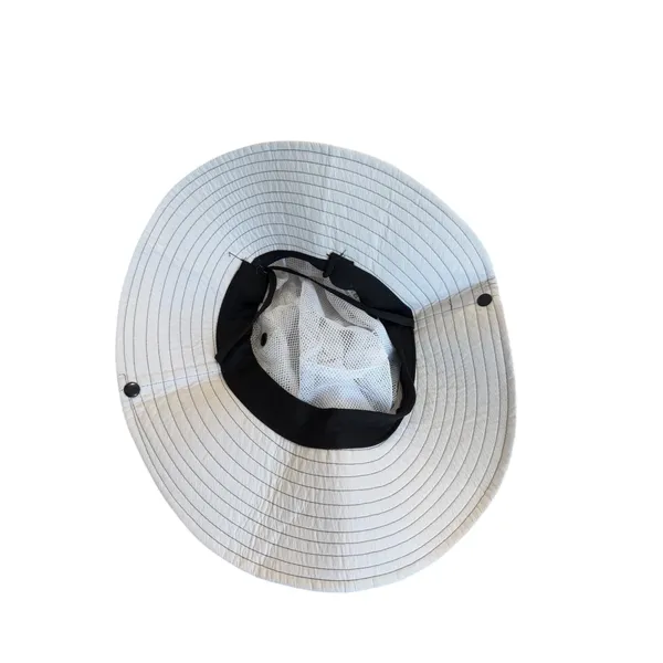 Women's Sun Shade Hat Wide Brim Hat UV Blocking Hiking Camping Sun Protect White - Image 5
