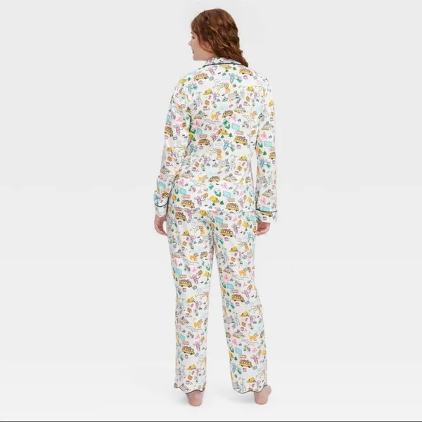 New nwt roller rabbit x target road trip long sleeve pajama set size small - Image 3
