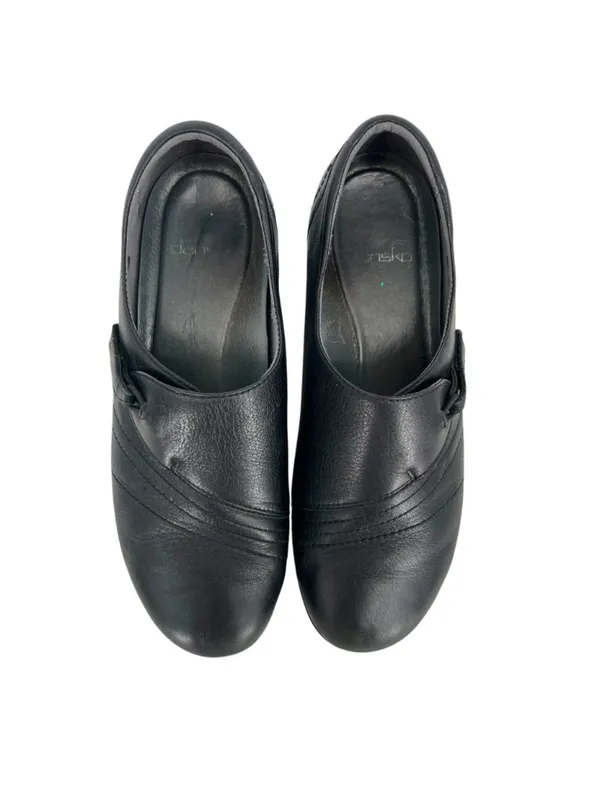 Dansko Franny Black Leather Slip-On Comfort Shoes Size EU 39 US 8.5-9 - Image 10