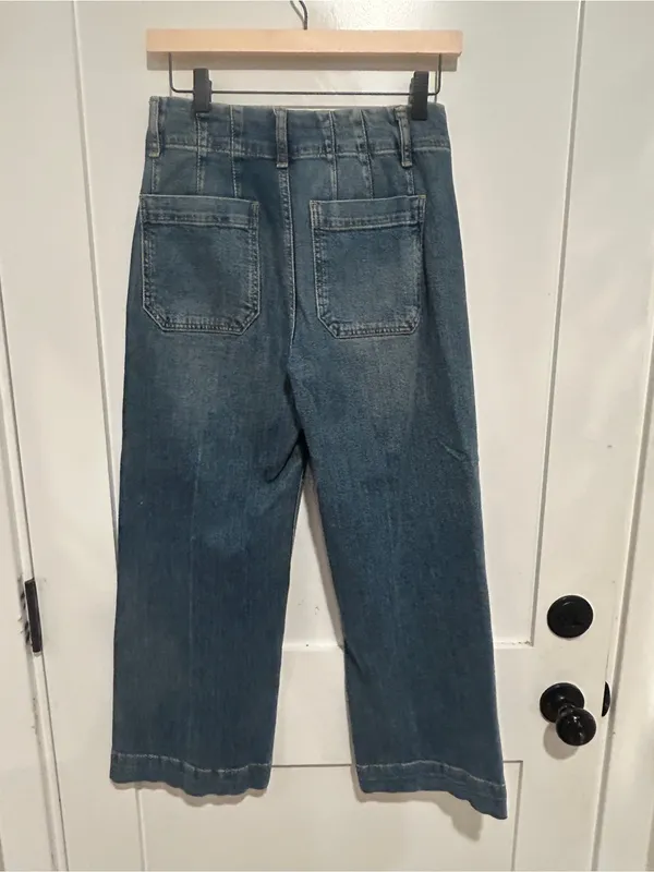 Anthropologie Pilcro The Skipper wide leg Jean Sz 26 - Image 3
