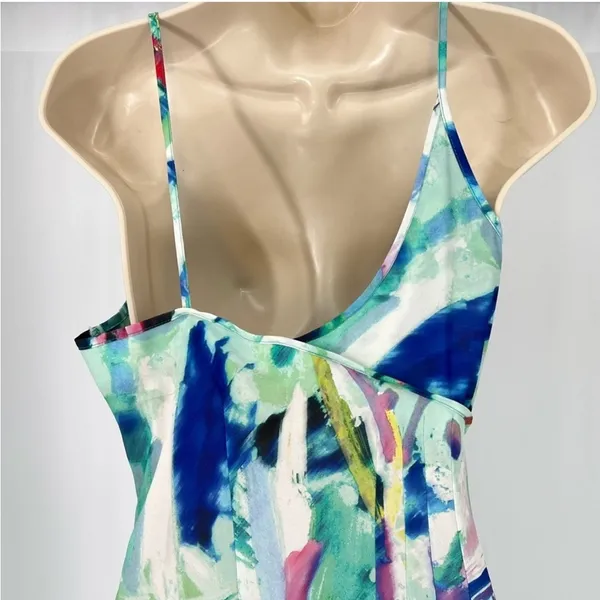 AINSLEY - Pleated Asymmetric Dress - Image 11