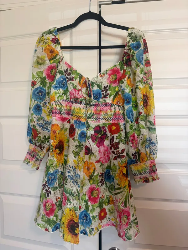 Alice + Olivia Floral Mini Dress - Image 2