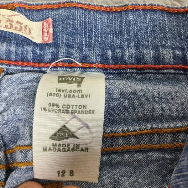 Vintage‎ Levi's 550 Jeans Womens 12 S Blue Classic Relaxed Bootcut Denim - Image 5