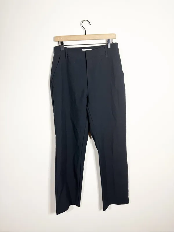 Abercrombie Dad Pant Menswear Black Trouser Pants Medium - Image 3