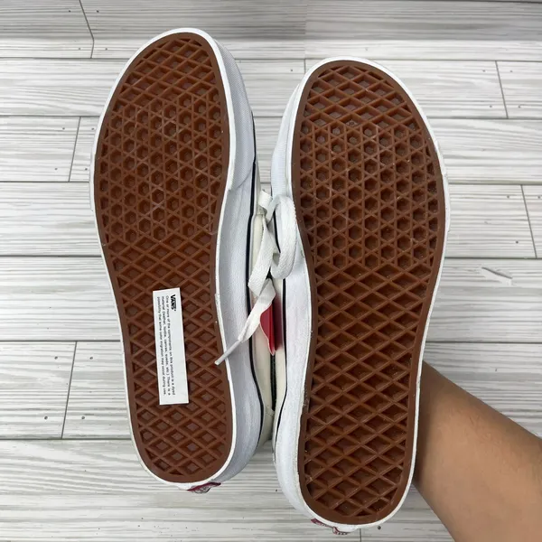 Vans‎ Sk8-Low Marshmallow Black Suede Canvas Sneakers Womens 8.5 Mens 7 NEW - Image 6