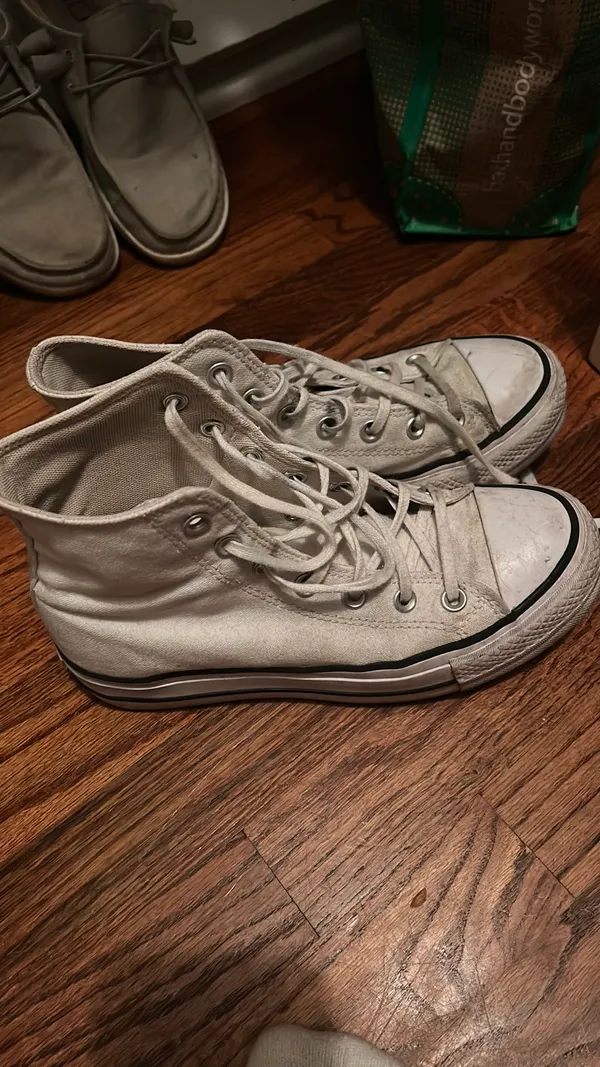 White Converse Platform - Image 2