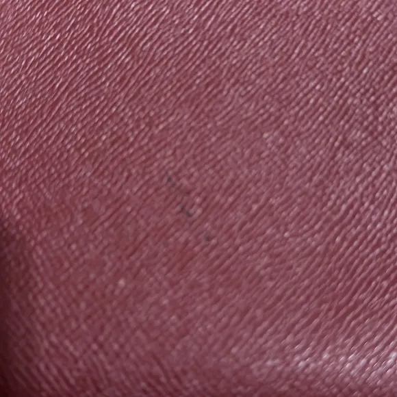 Coach purse insert, wine and gold, small flaws shown in pics, works great - Image 3