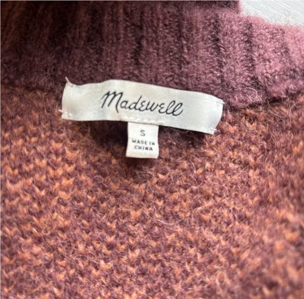 Madewell Delwood Fair Isle Pullover Sweater (Size S) – Excellent Condition - Image 4