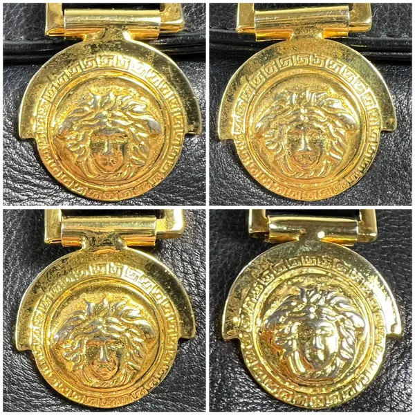 Gianni Mini Leather Medusa Medallion Shoulder Bag - Image 3