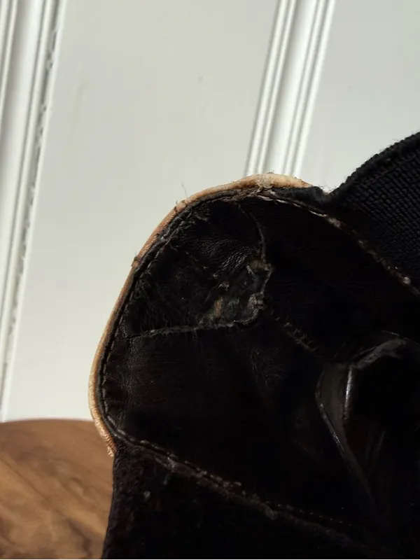 Prada Monolith Brown Leather Chunky Platform Chelsea Boots size 37 - Image 8