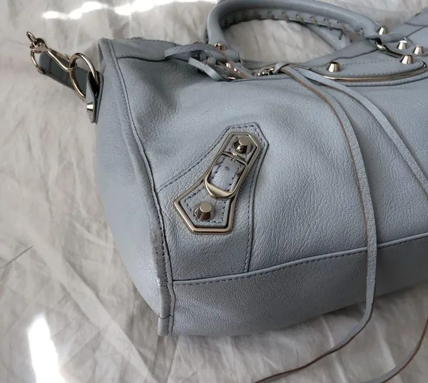 Balenciaga City Classic Metal Edge Satchel Bag Medium - Image 5