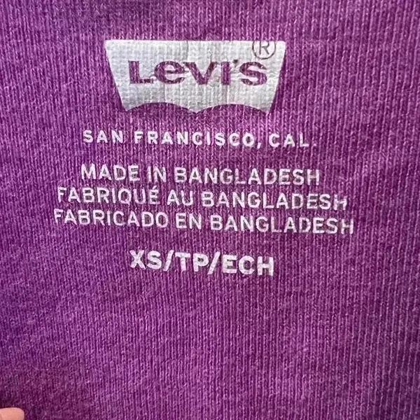 Levi's Women's Graphic Ringer Mini Tee (Size XS) - Image 5