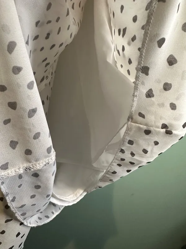 Women’s Small Polka Dot Romper Puff Sleeve Coquette Soft Girl Fairycore Resort - Image 5