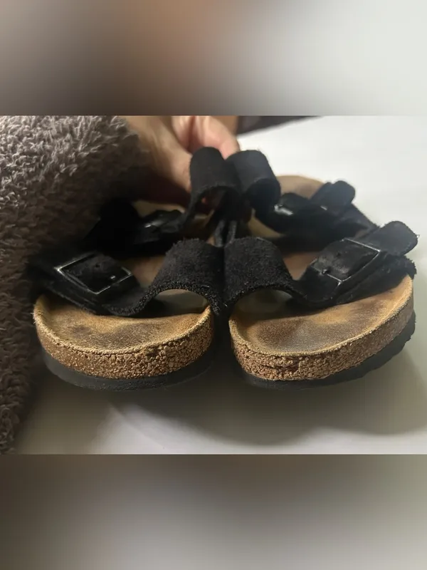 Birkenstock Arizona Suede Leather Sandals 36 - Image 4