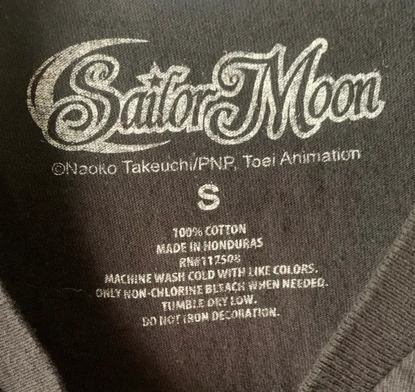 Sailor Moon Tee Black - Image 3