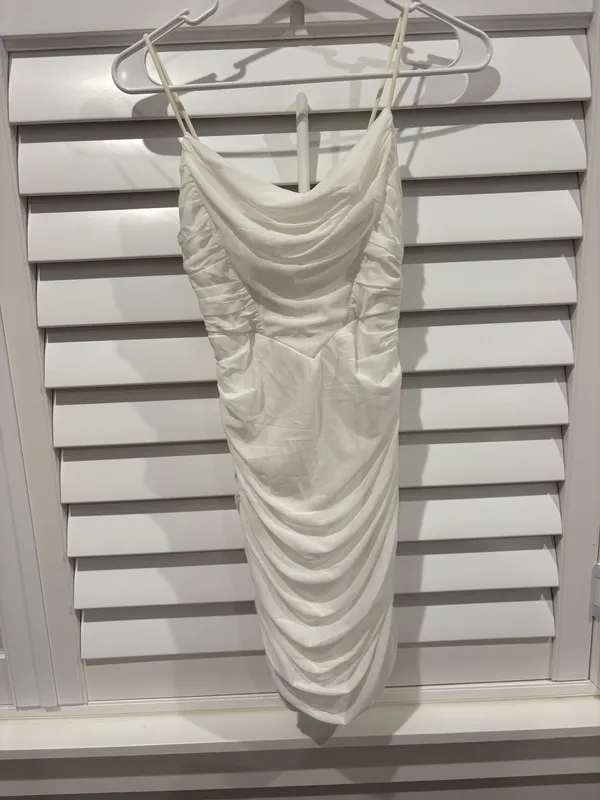 Hello Molly White Mini Dress - Image 2