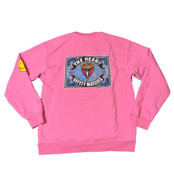 Boys Lie Perfect Match Sweatshirt Womens One Size Pink Good Graphic‎ Crewneck - Image 8