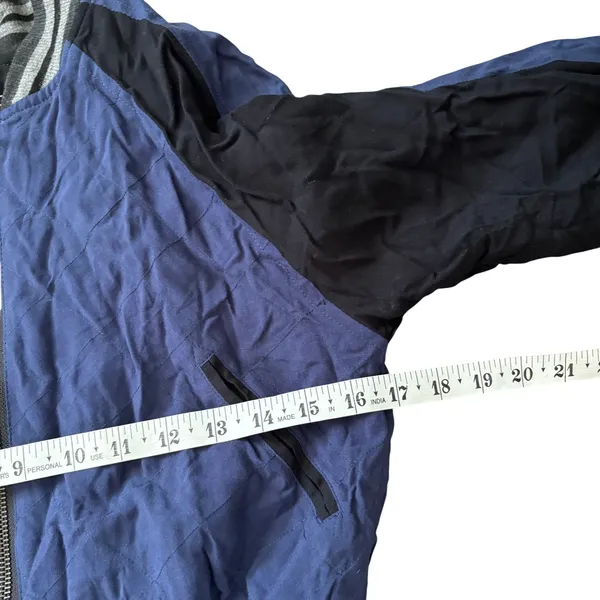 NWOT We‎ the Free Retro Cropped Bomber Jacket Size XS Navy Marine - Image 8