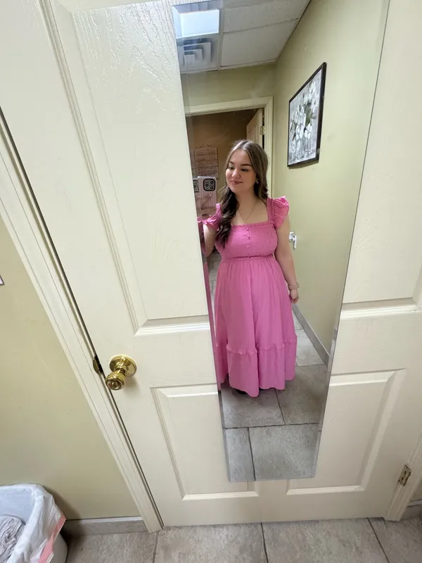 Pink dress Size L - Image 2