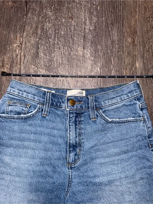 High Rise Vintage Straight Shorts - Image 2